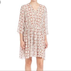 SUNO oversized drop waist dress